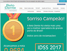 Tablet Screenshot of belodente.com.br